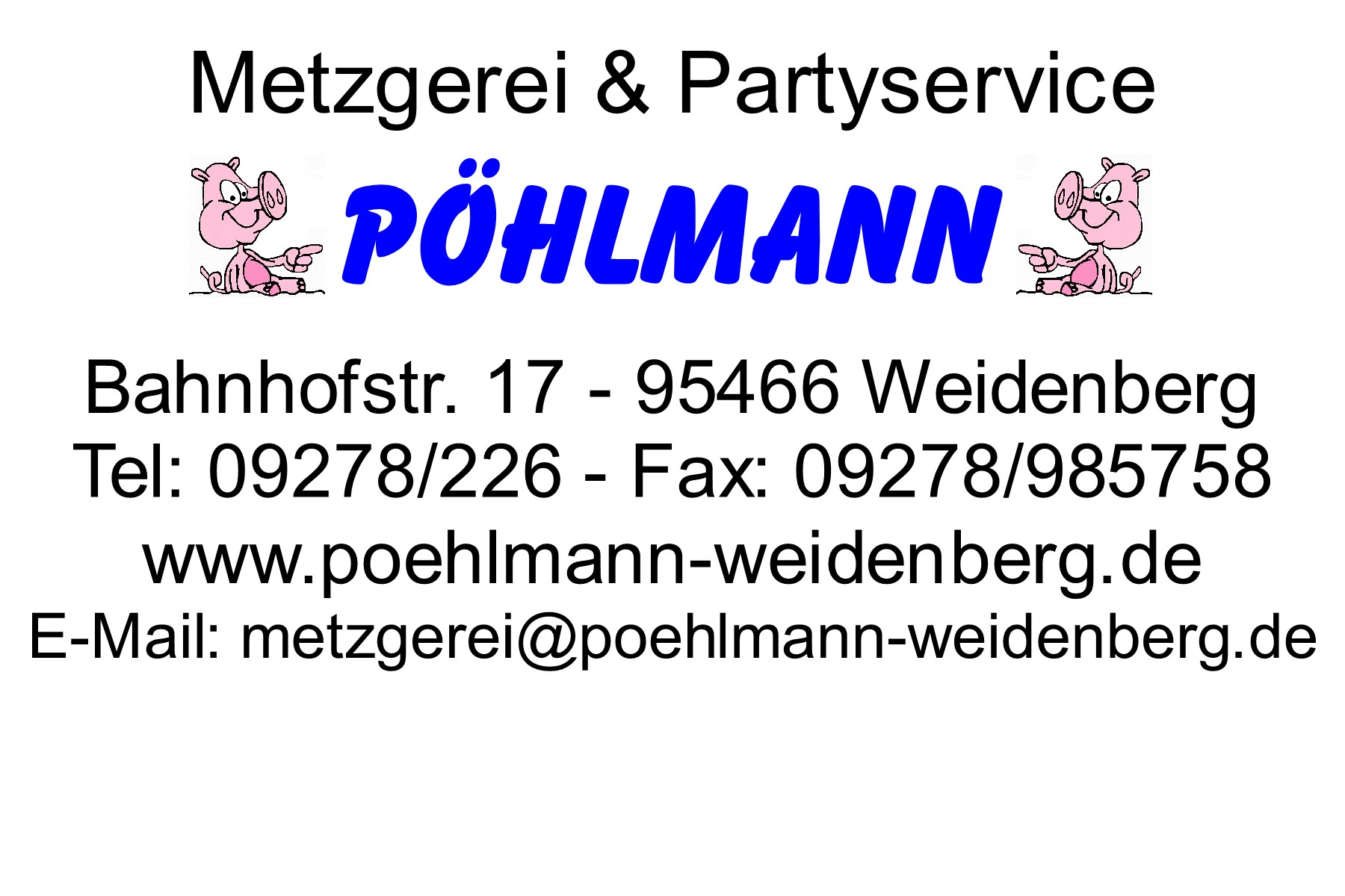 Metzgerei Pöhlmann